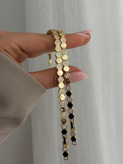 Hexagon Armband