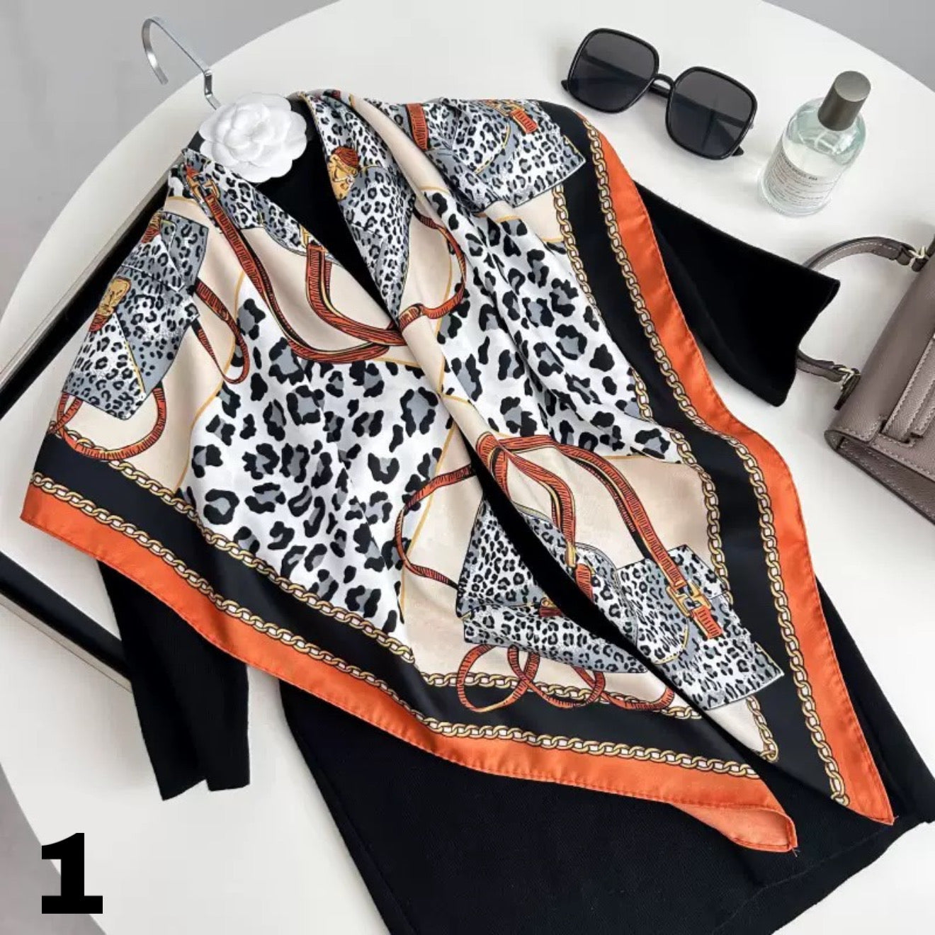 Polyester Schal / Scarf – 90x90 cm
