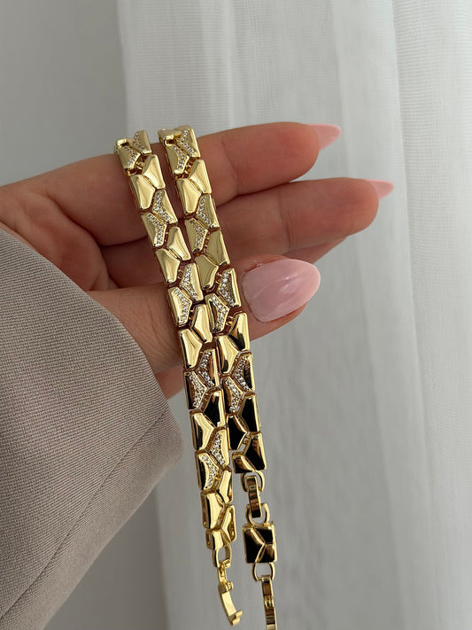 Golden Snake Armband