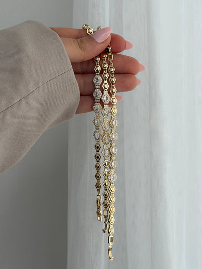 Gold Shiny Armband