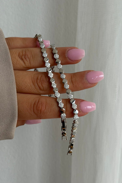 Dani Silver Armband