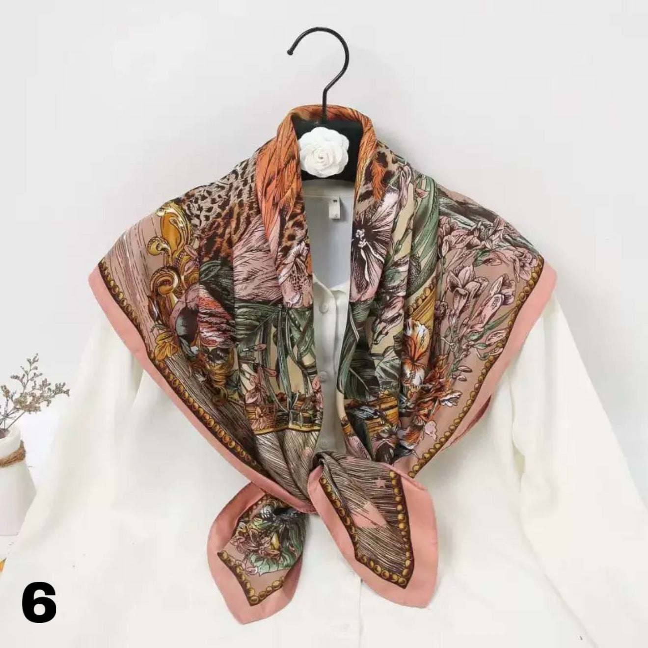 Polyester Schal / Scarf – 90x90 cm