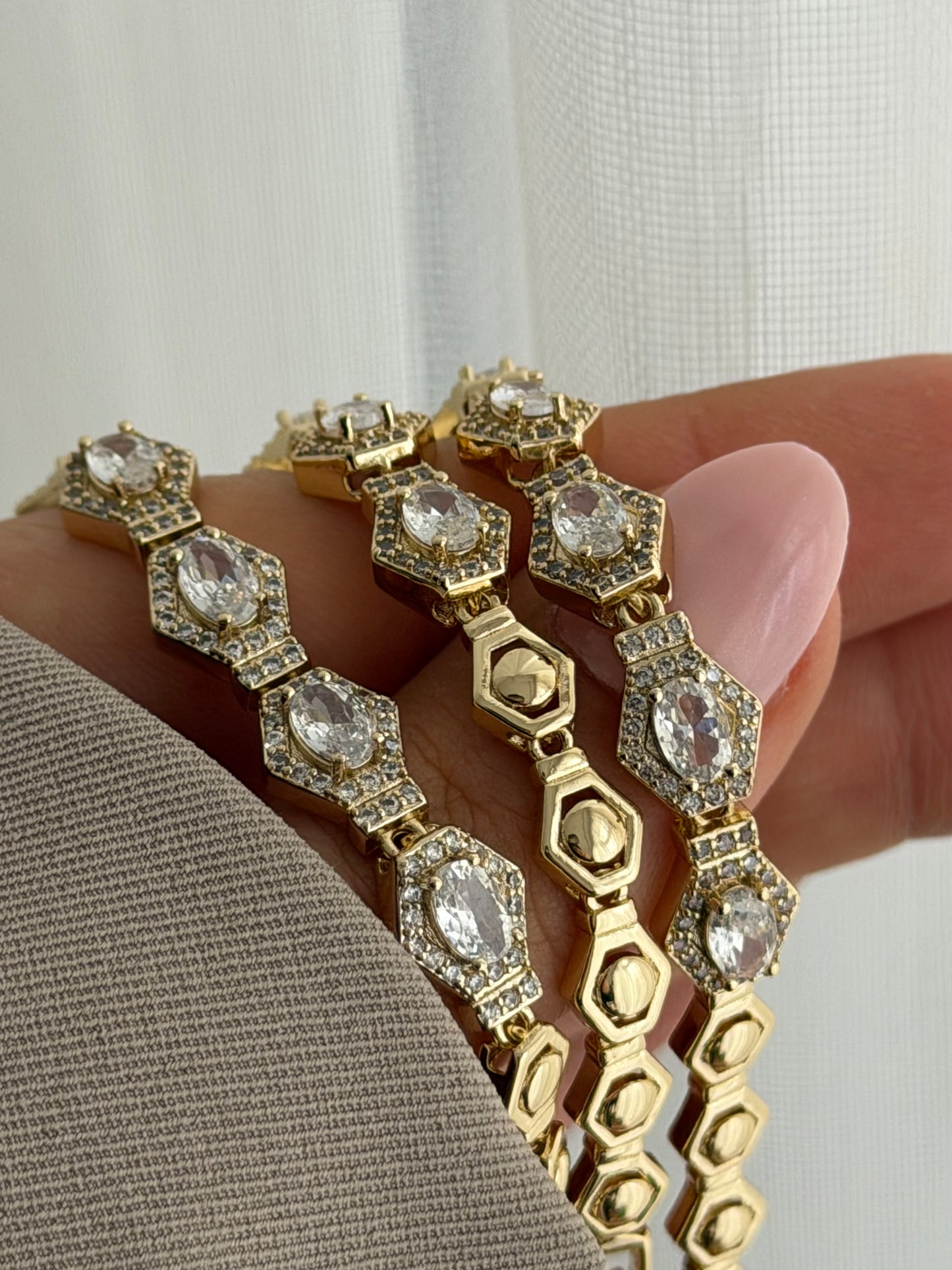 Gold Shiny Armband