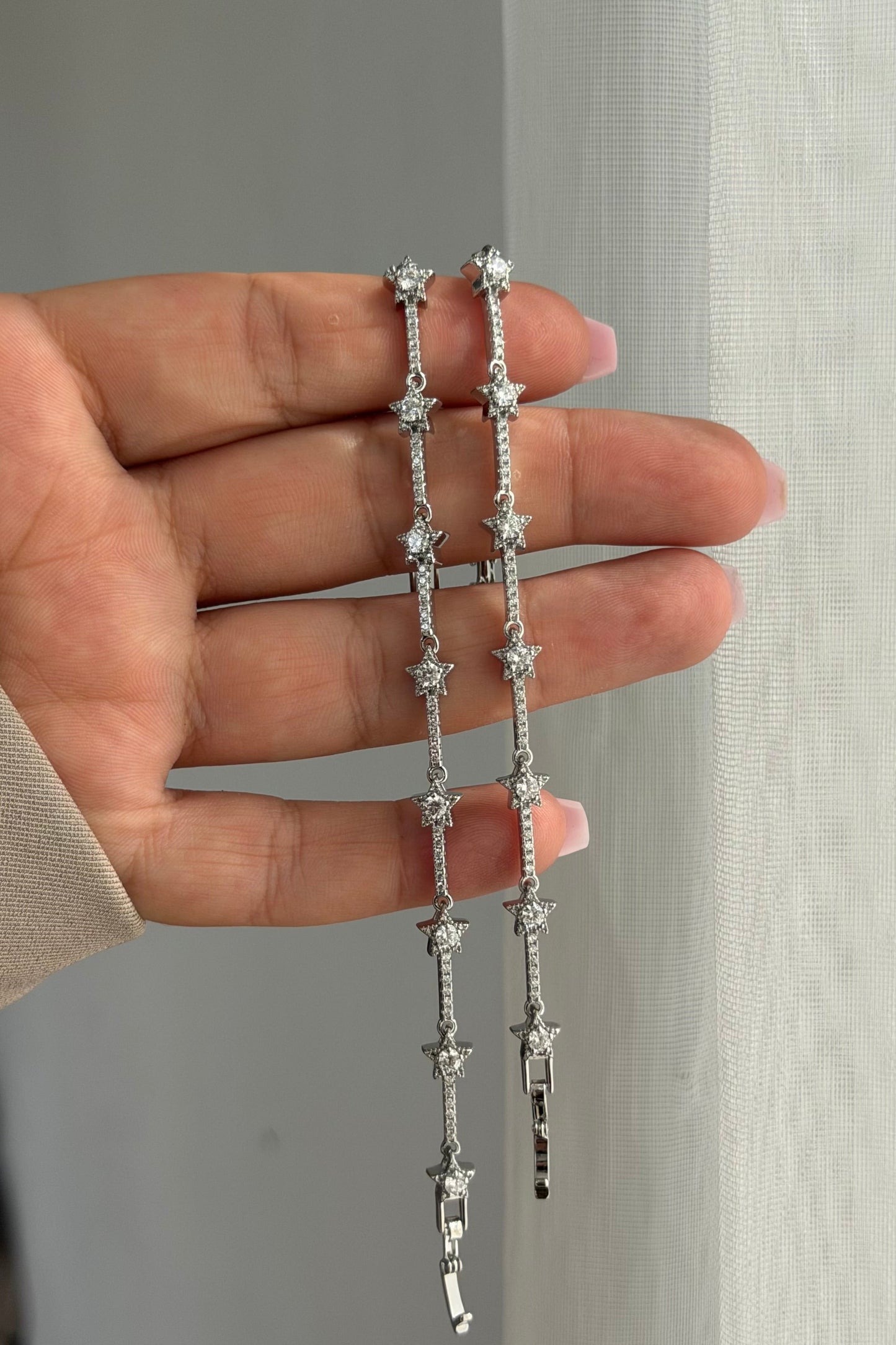 Star Chain Silver Armband