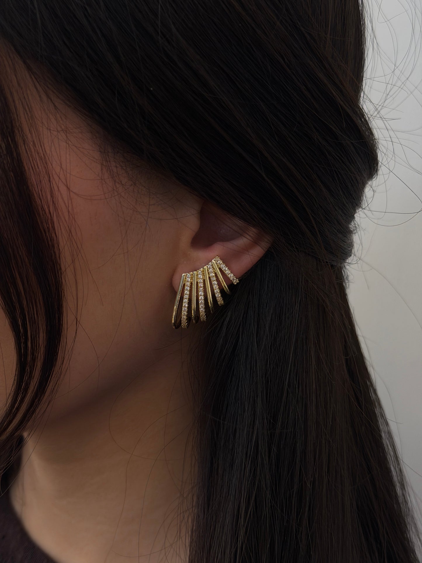 Silver & Gold Lea Ohrringe