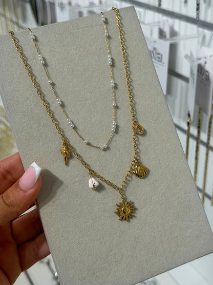 Sun Charm Kette