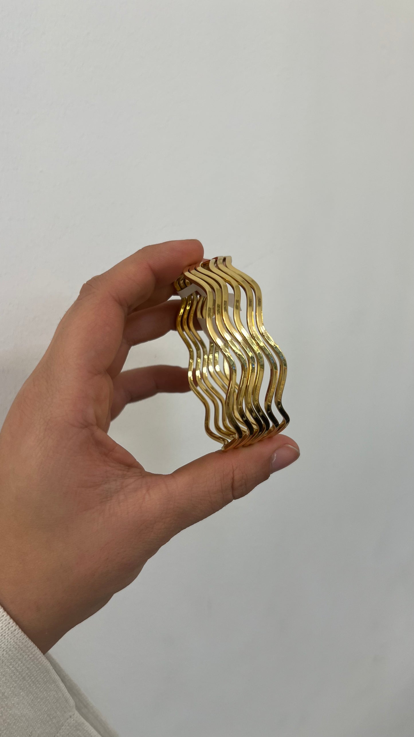 3er Set Zikzak Ajda Armreif