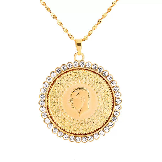 Golden Coin Kette