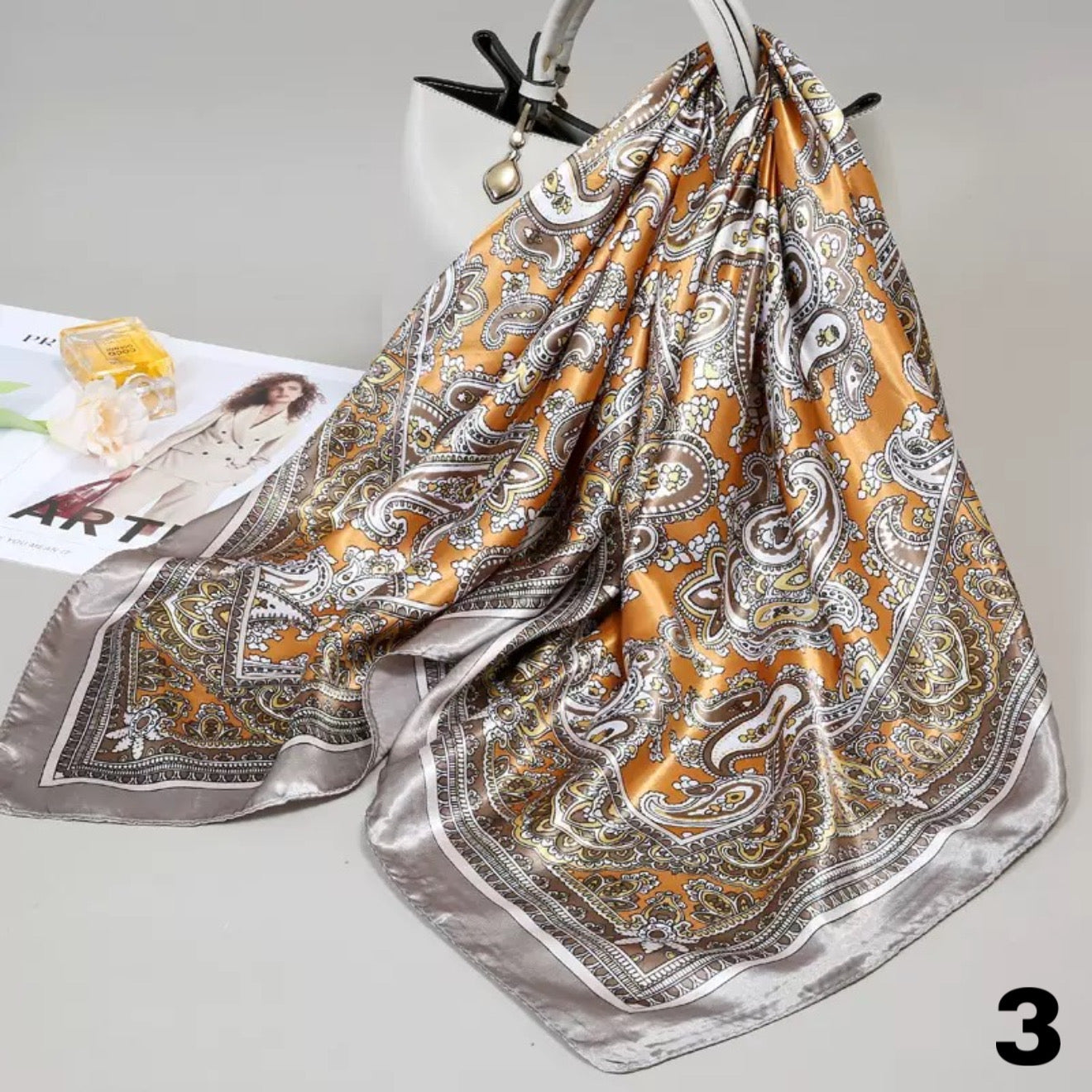 Satin Scarf 90x90cm