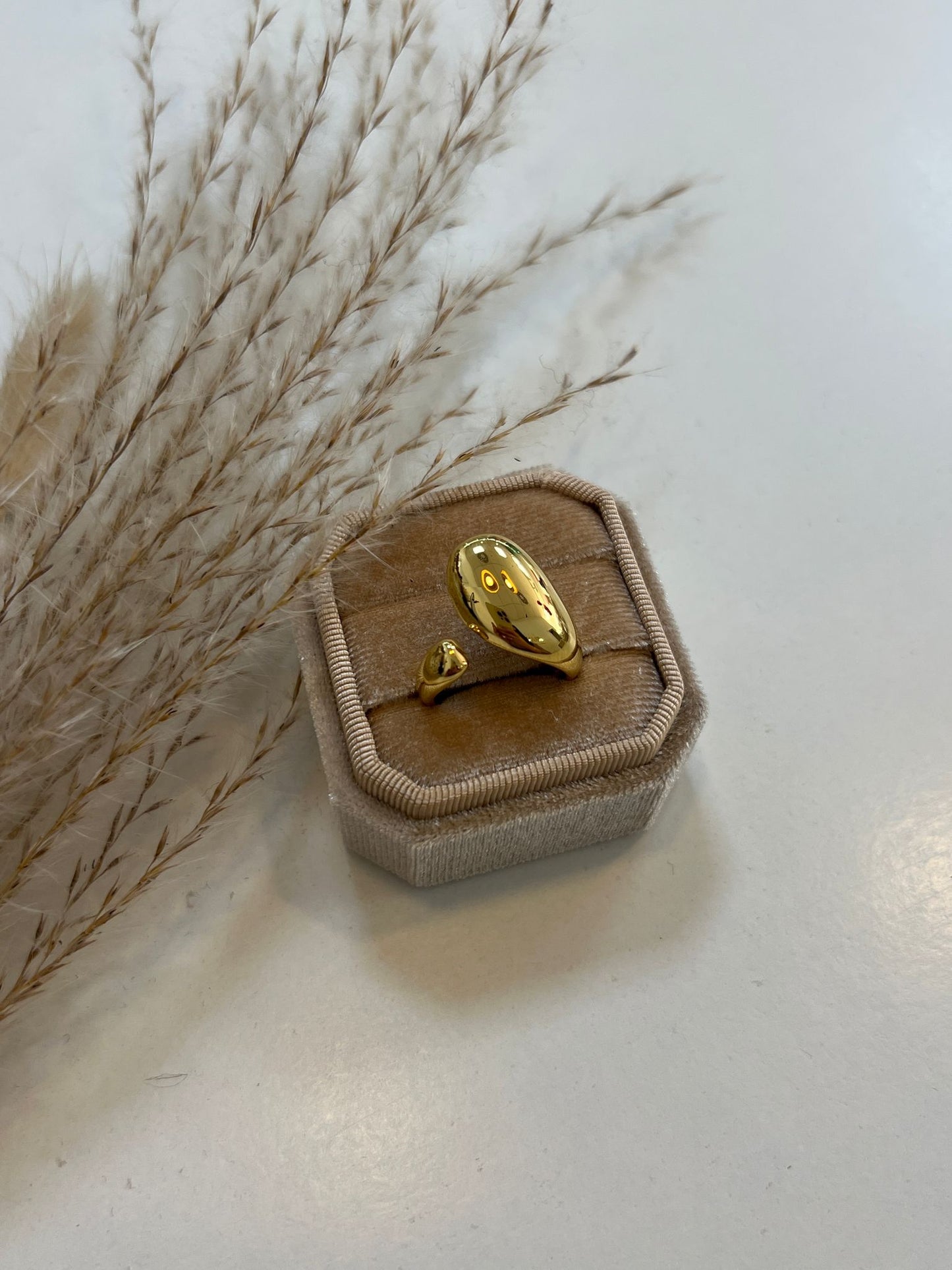Ring Drop Gold & Silver