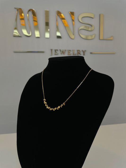 Kette golden Pearls