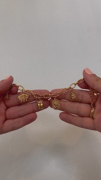 Golden Charm Summer Armband